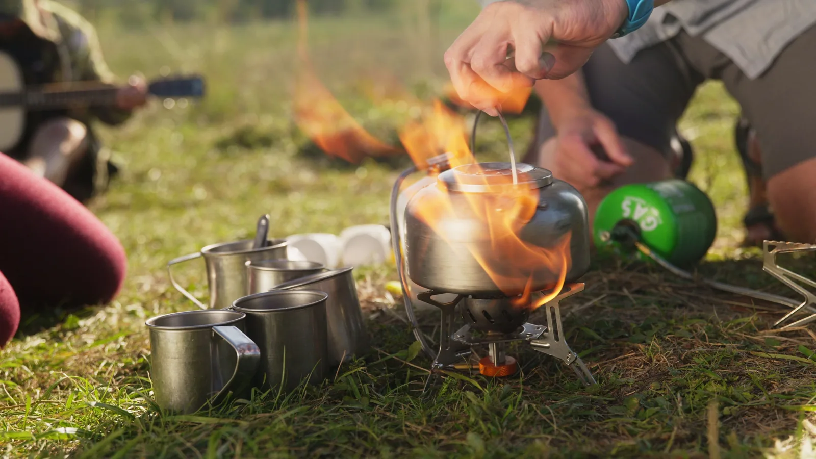 Camp Stove Windscreen Safety